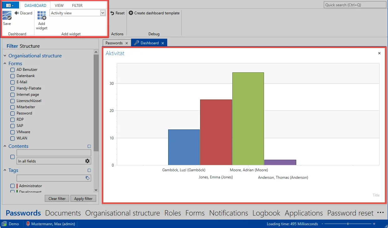 Adding and removing widgets