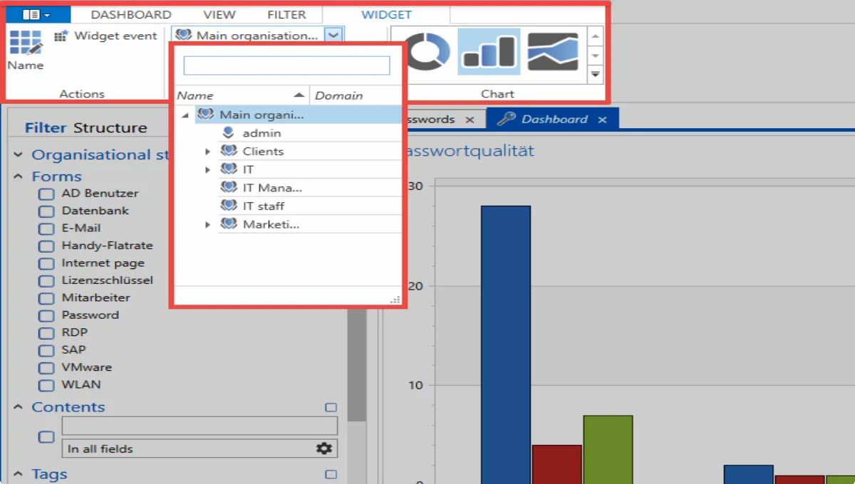 Customizing widgets