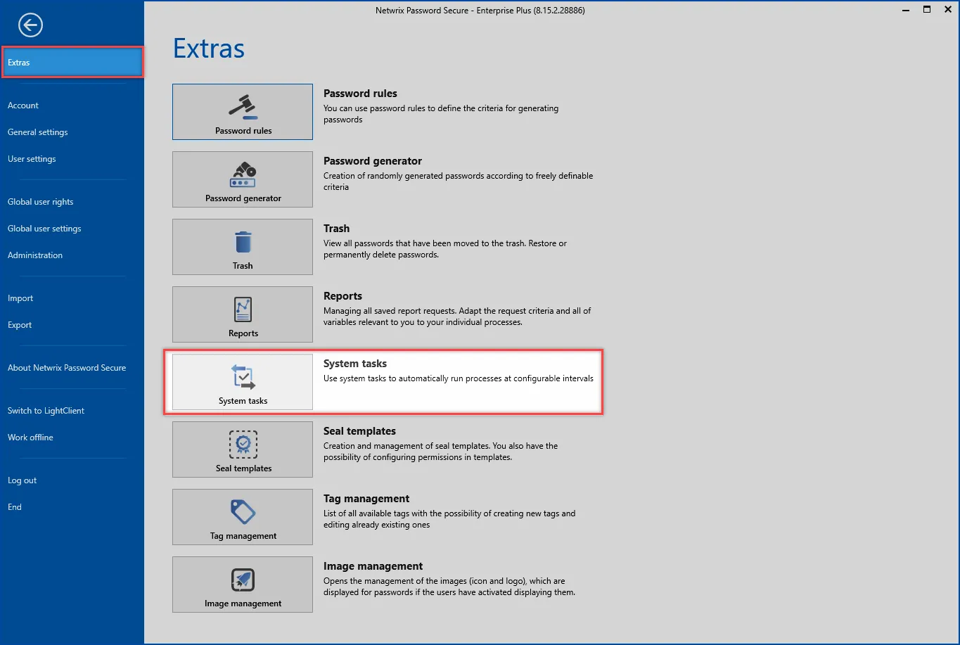 System Tasks