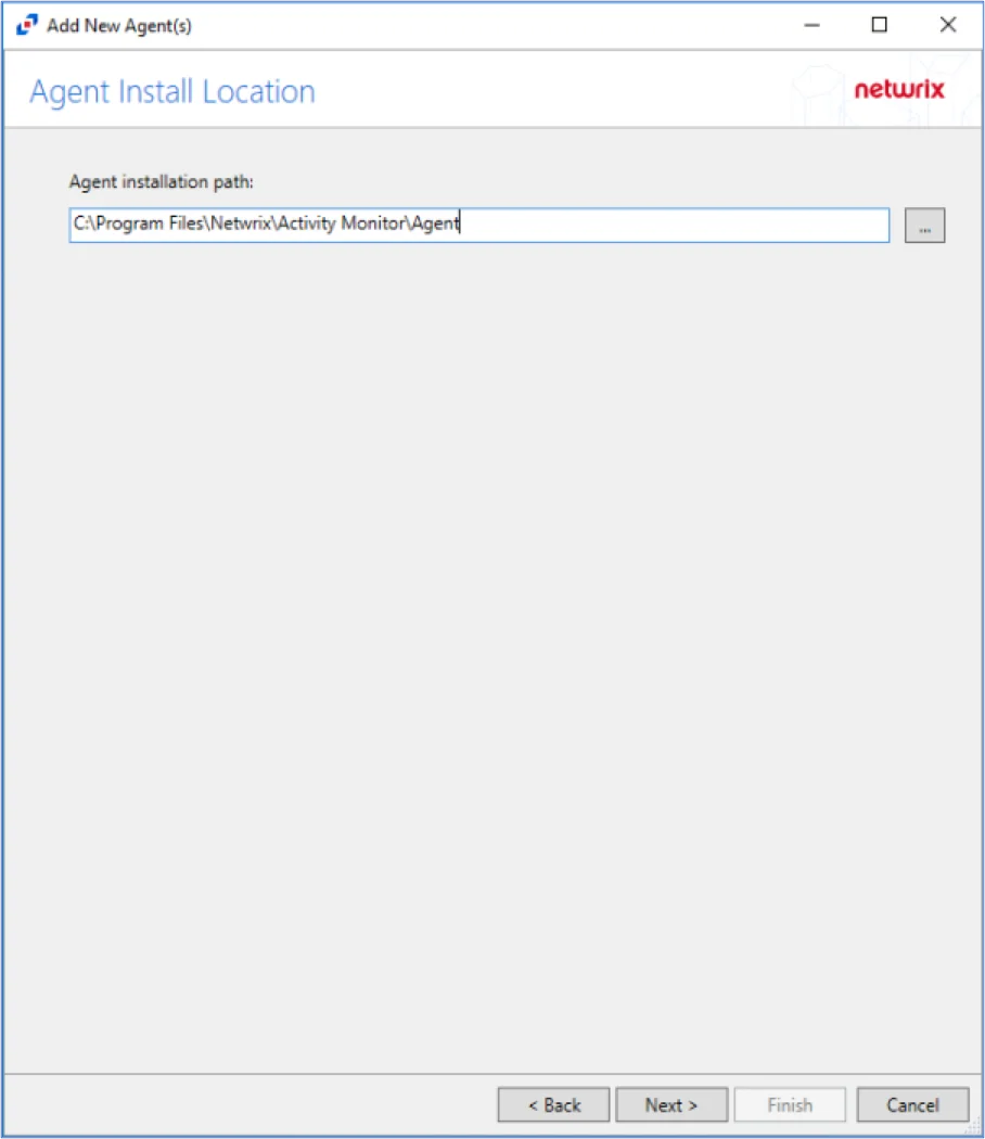 Agent Install Location