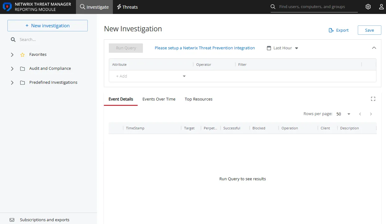 Access Information Center landing page, Resource Owners interface, with all 4 tabs available to an Administrator who is also an assigned owner