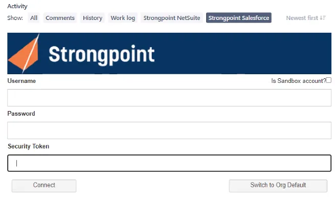 Enter your Jira credentials