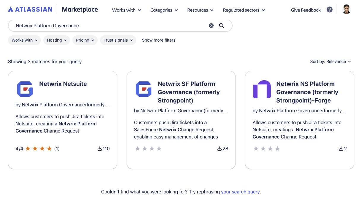 Jira Forge Marketplace Search