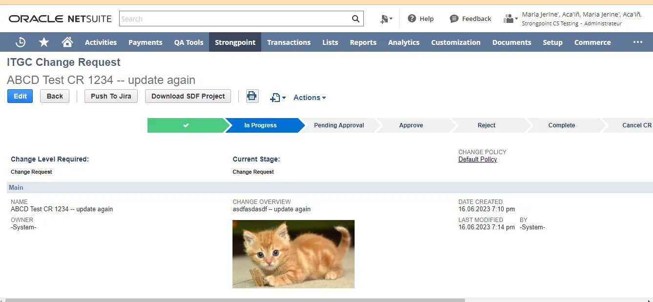 Strongpoint stores attached Jira images