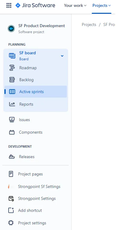 Open a project