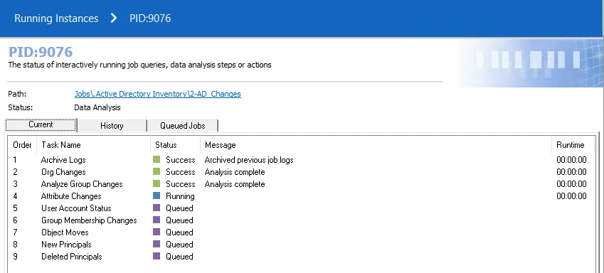 Job details page