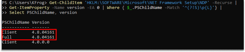 PowerShell Example Output