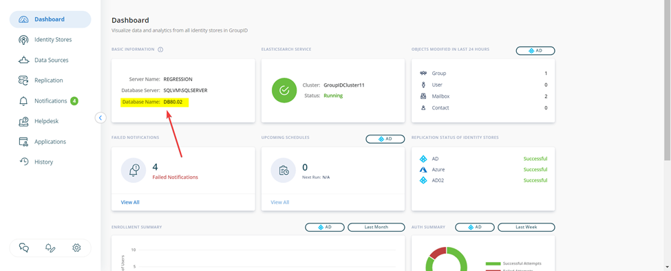 Screenshot of SQL query for copying design between databases