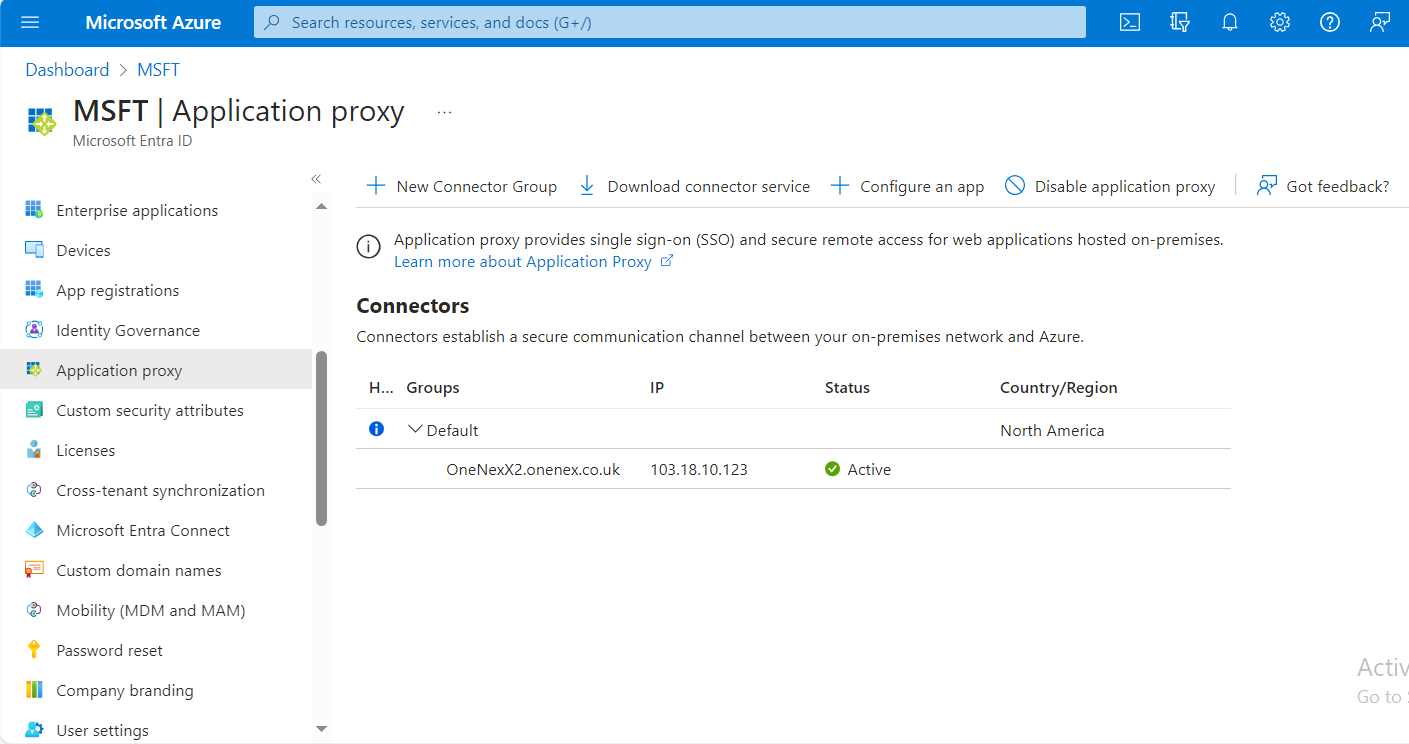 Additional outbound proxy configuration options