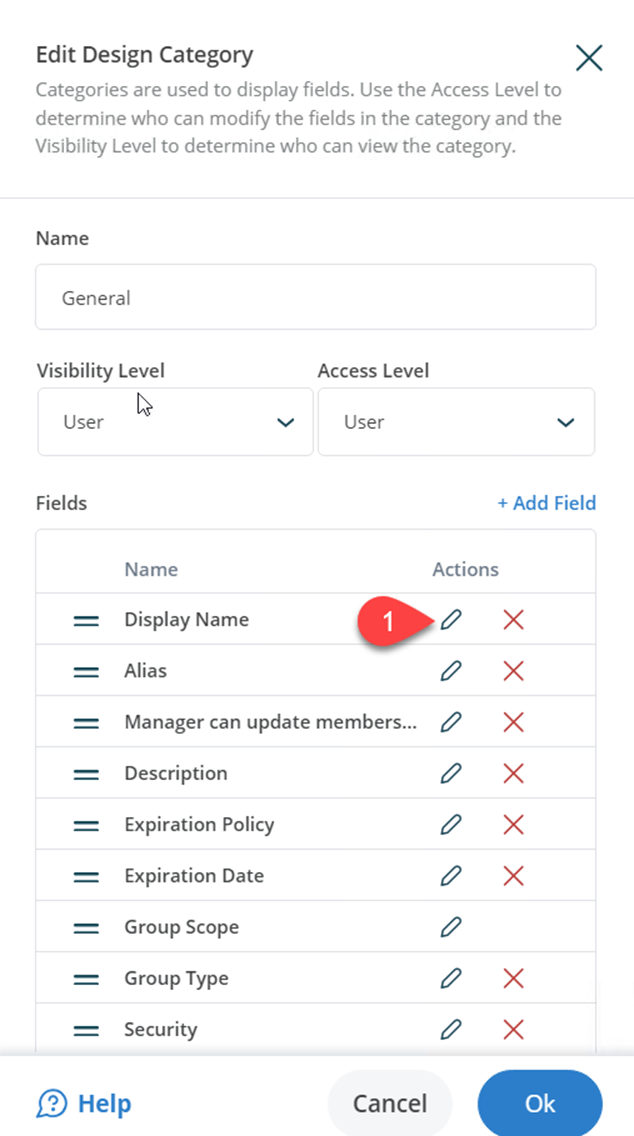Edit DisplayName field