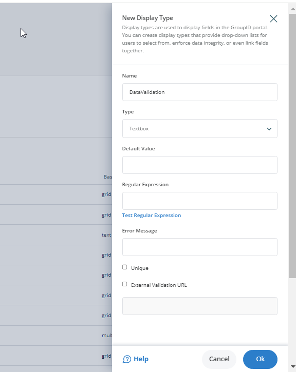 Creating a textbox display type with real-time validation in Netwrix Directory Manager