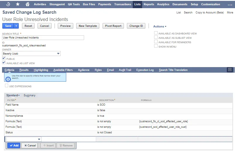 Search form