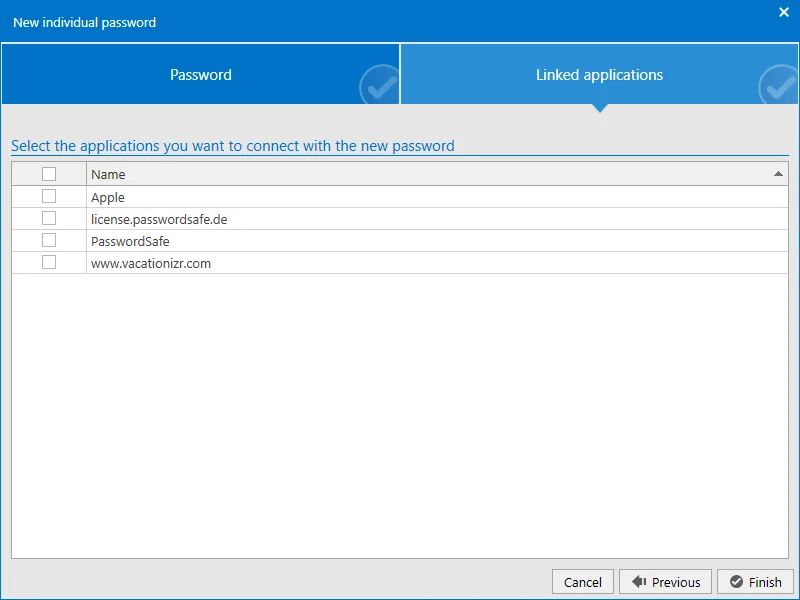 linked applications