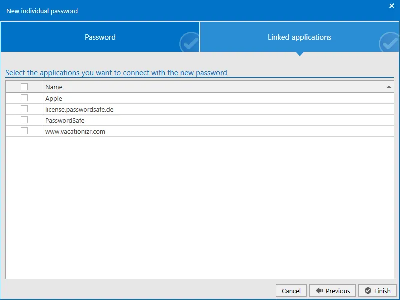linked applications