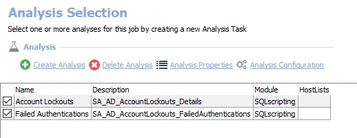 Analysis Tasks for the AD_Lockouts Job