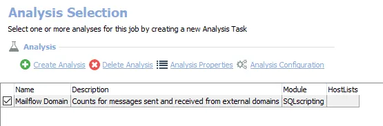 Analysis Tasks for the EX_Mailflow_Domain Job