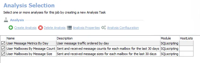Analysis Tasks for the EX_Mailflow_Mailbox Job