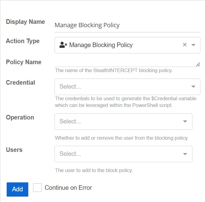 manageblockingpolicy