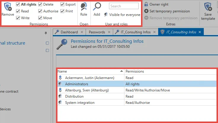 setting all permissions example