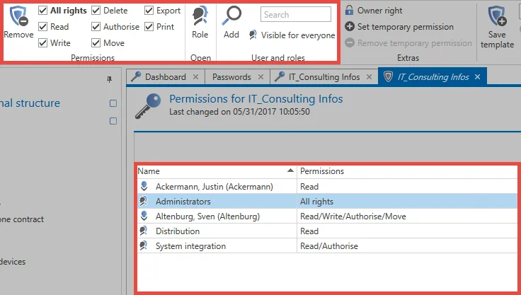 setting all permissions example