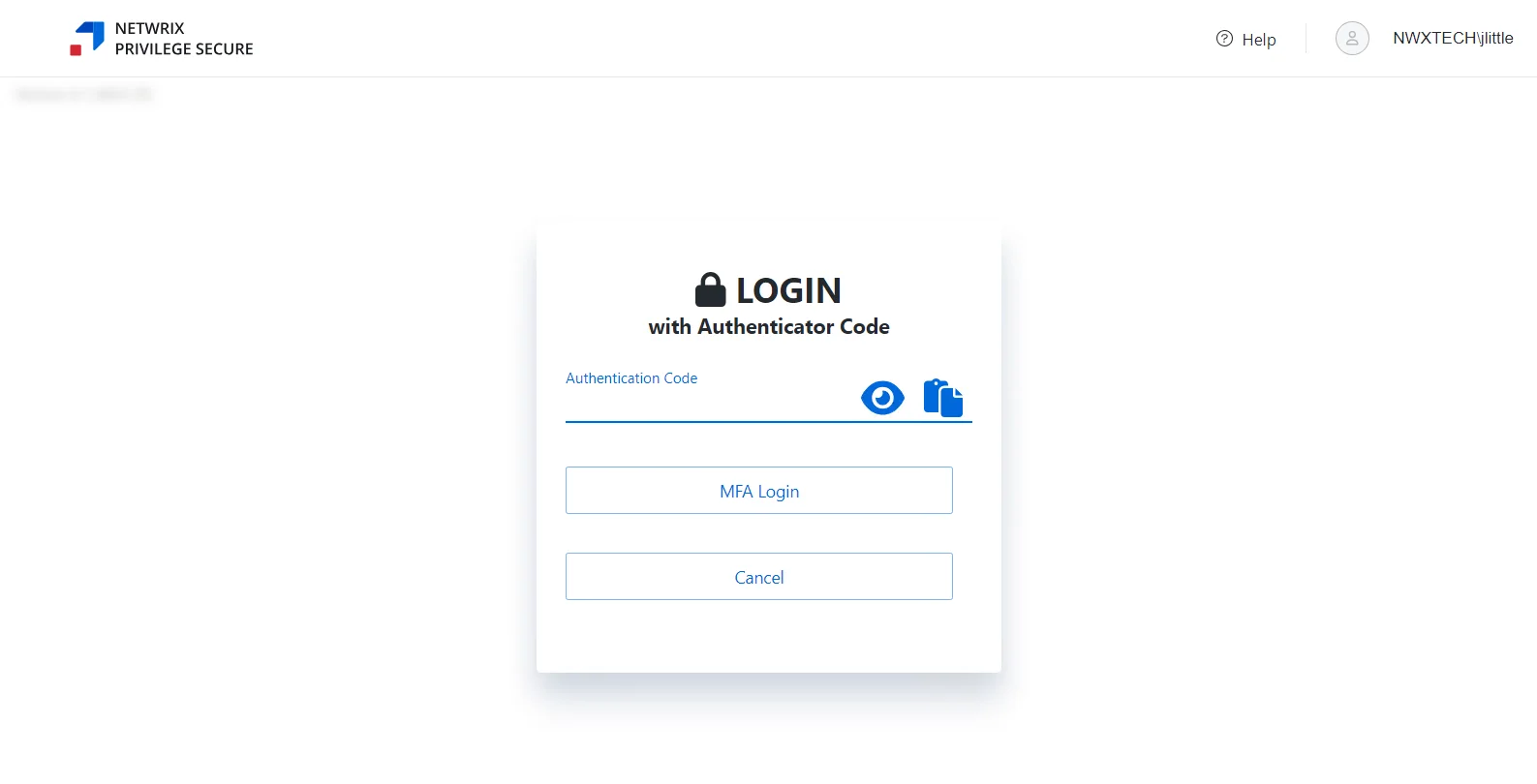 Multi Factor Authentication Login