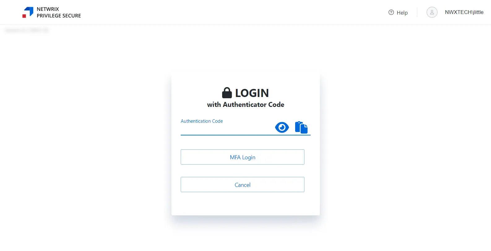 Multi Factor Authentication Login