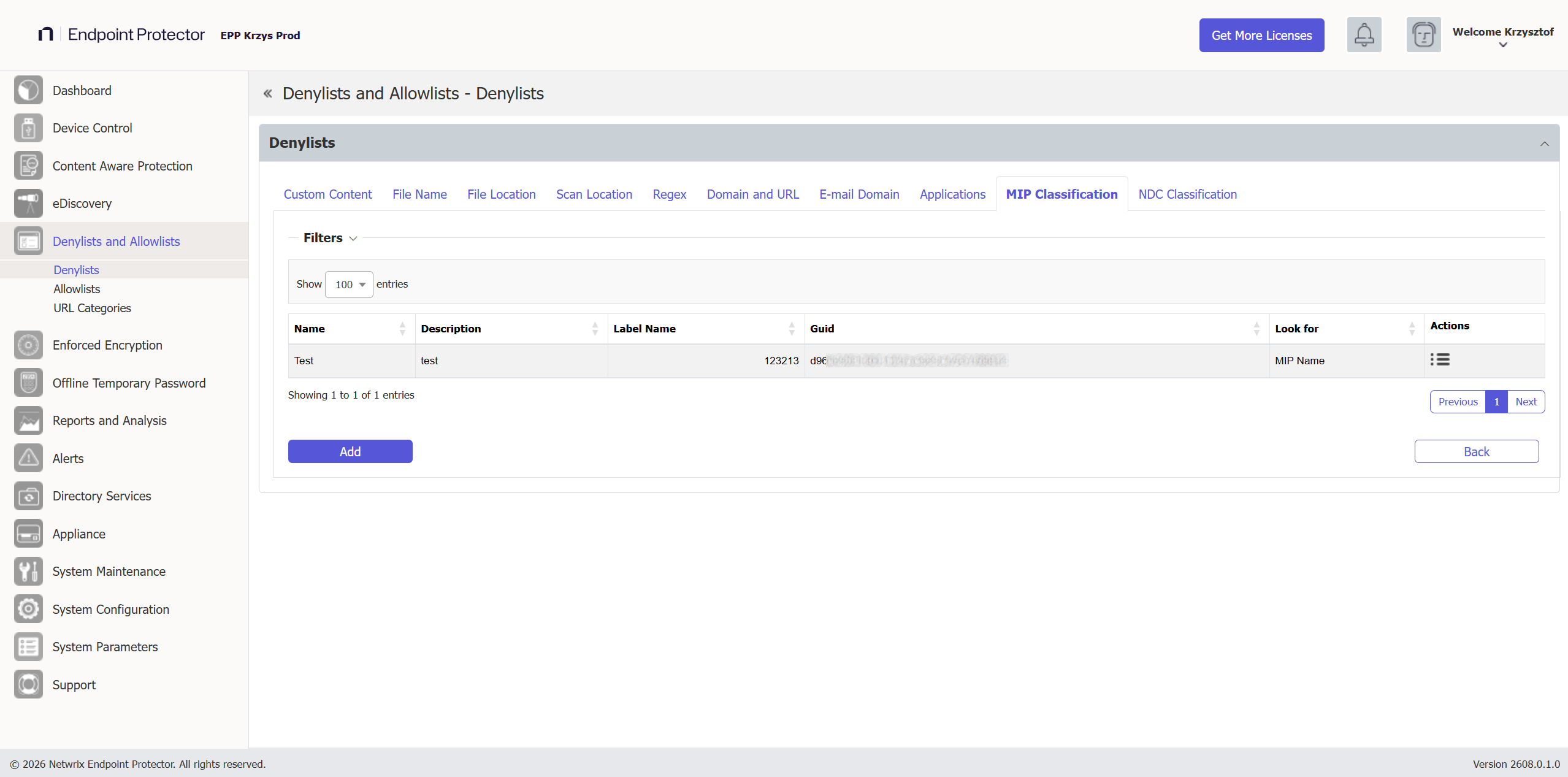 Confguration for Microsoft Information Protection (MIP) 