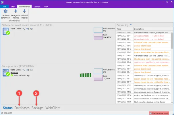 Modules in AdminClient