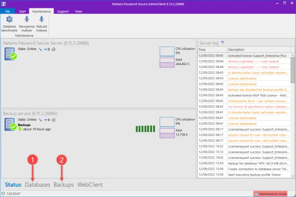 Modules in AdminClient
