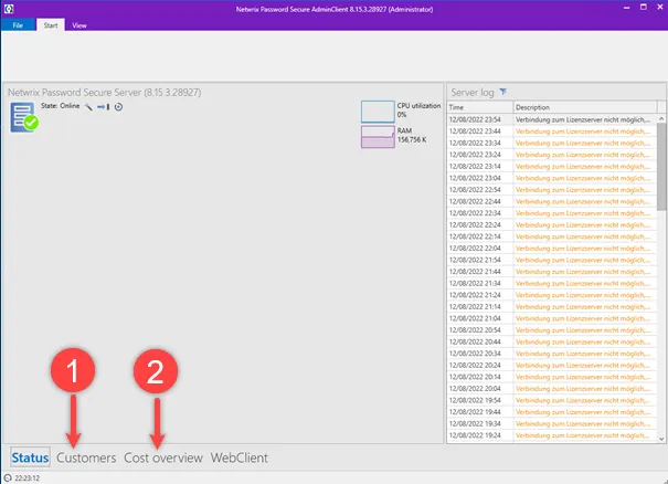 AdminClient - MSP module
