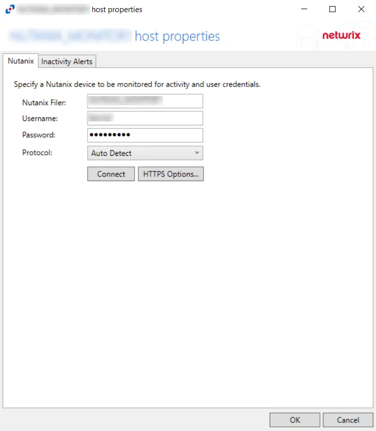 Monitored Host User Account