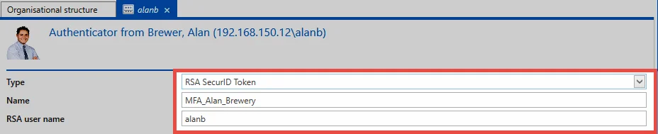 RSA SecurID Token