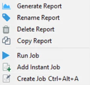 Reports Configuration Node