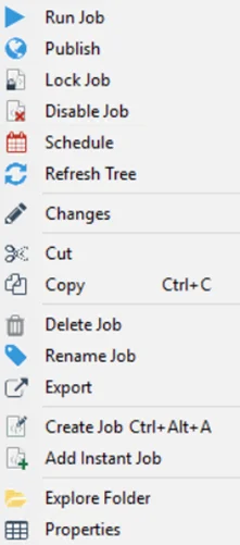 Jobs Tree Primary Nodes