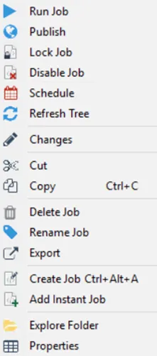 Jobs Tree Primary Nodes