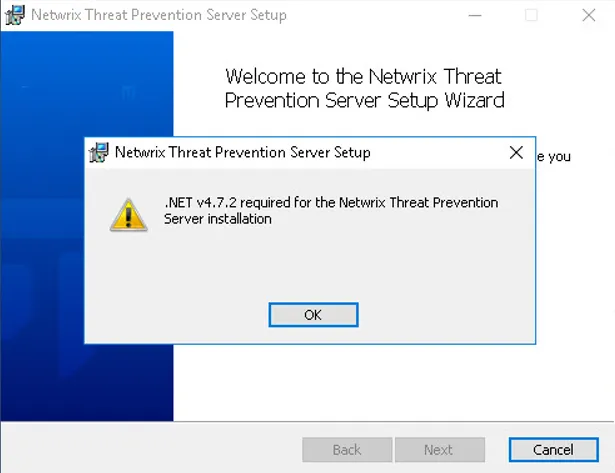 .NET Framework Required