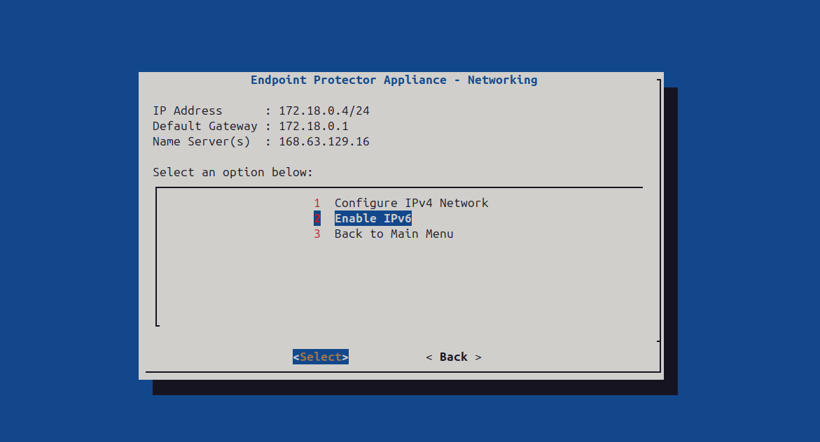 Networking configuration options