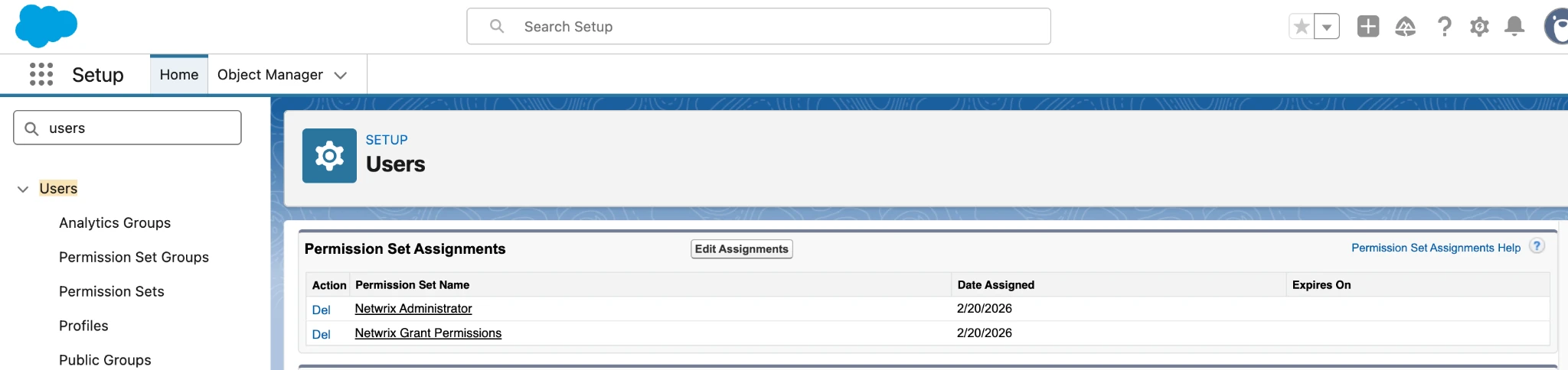You must have these permissions to open the Configuration tool