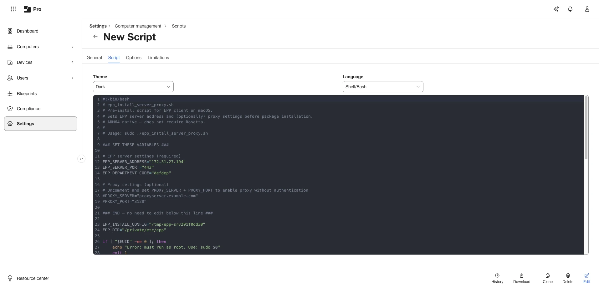 Uploading the new Script.