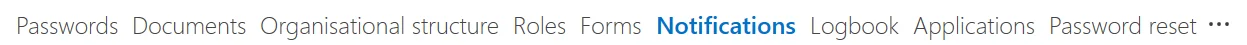 Notifications modul