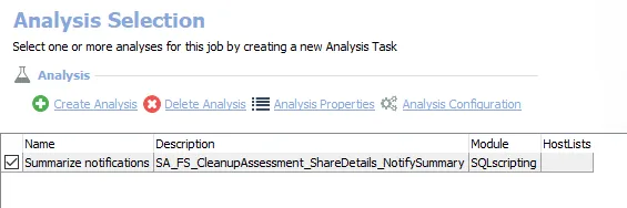 Analysis Tasks for the FS_NotifyOwners_Status Job