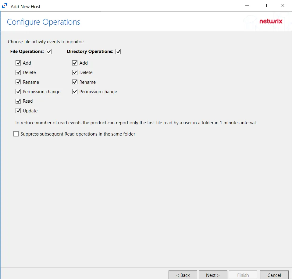 Configure Operations