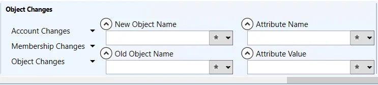 Object Changes Filter
