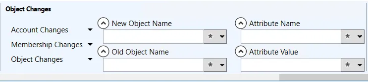 Object Changes Filter
