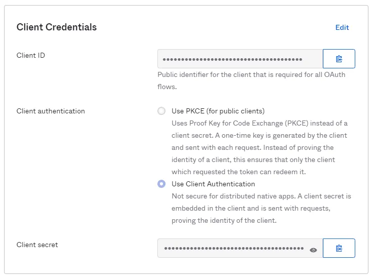 Client Credentials