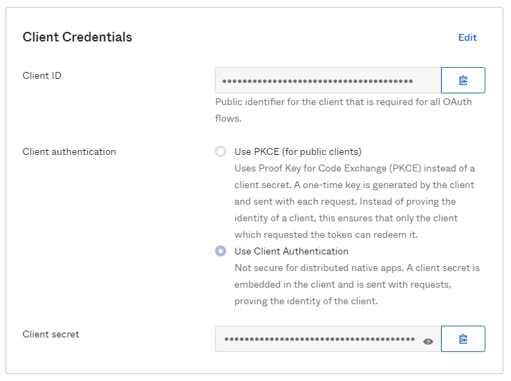 Client Credentials