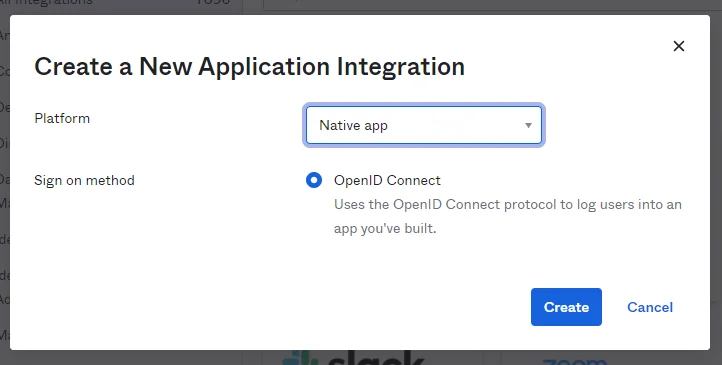 Create Native App