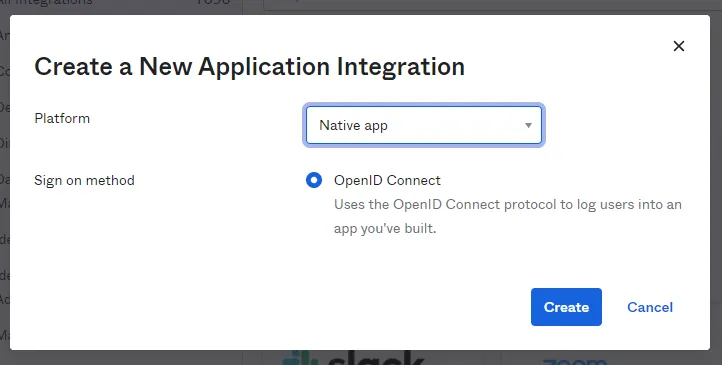 Create Native App