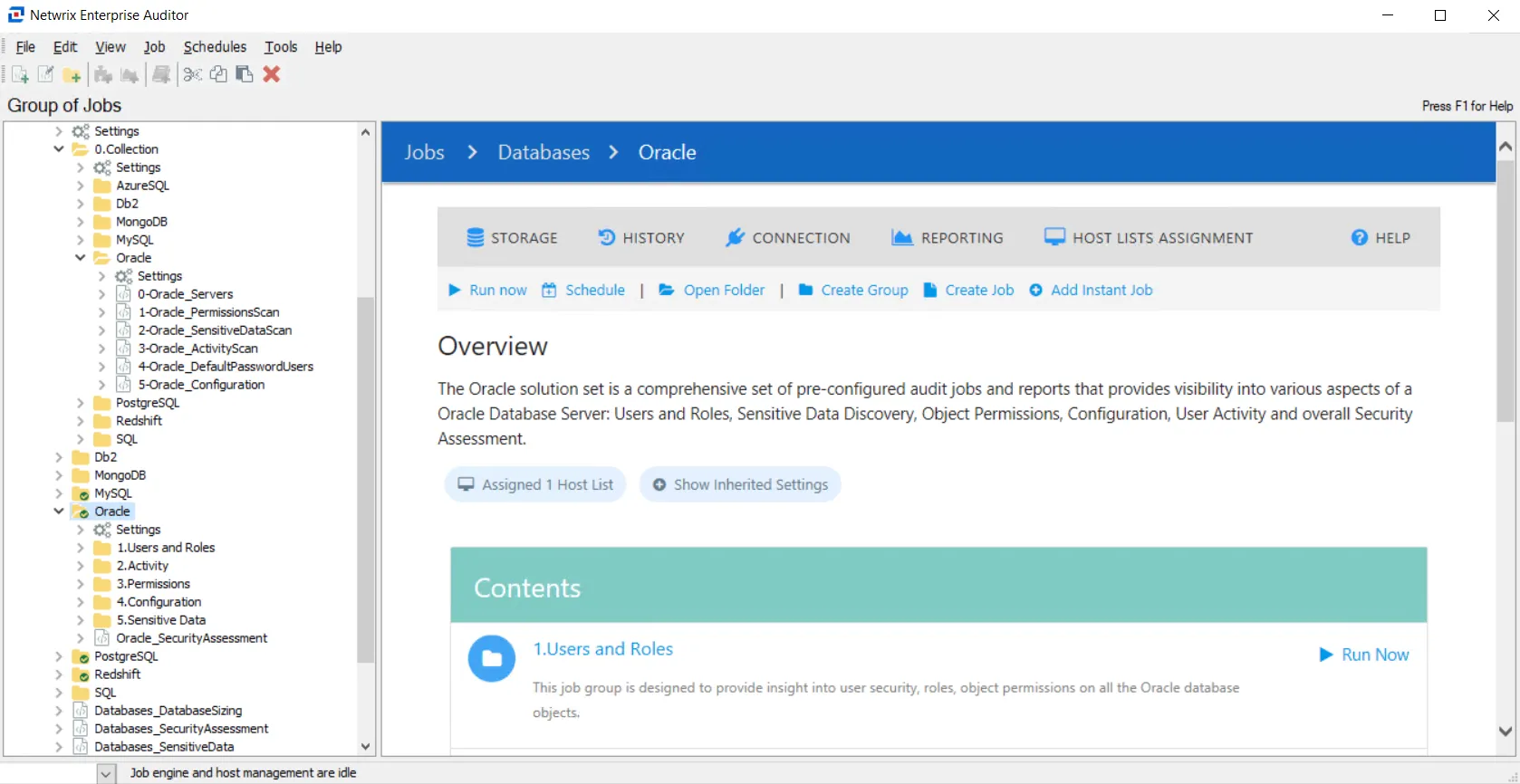 Oracle Job Group