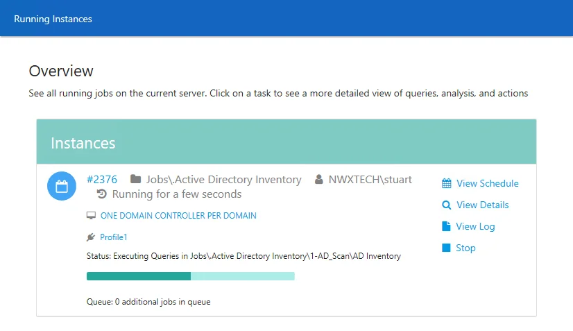 Active Directory Permissions Analyzer Solution Overview page